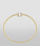 Boucheron Quatre White Edition gold diamond bangle (British brand)