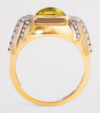 L'Atelier Nawbar Sun Dawn pinky ring, diamonds and citrine, imported from the UK