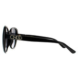 Jimmy Choo AMIRA butterfly sunglasses black gradient, UK version