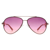 Guess GF0365 rose gold pink gradient metal aviator sunglasses - British product