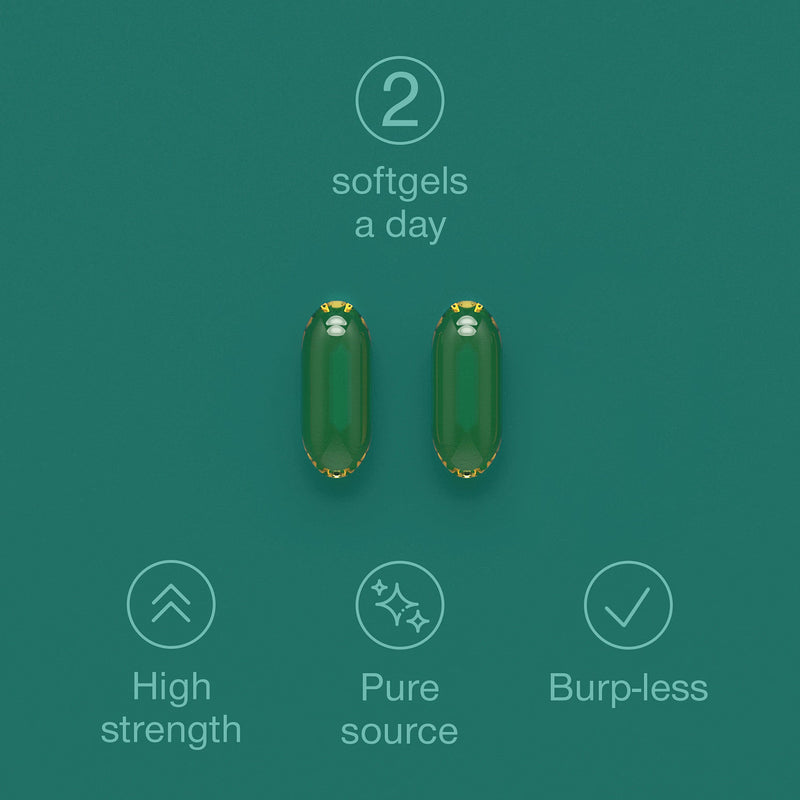 SuperSelf cod liver oil 2000mg 60 softgels - British product