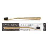 Swiss Dent Whitening Toothbrush with Active Coal Bristles (British brand)