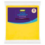 ASDA 4 Super Absorbent Cleaning Cloths Accessories & Cleaning ASDA   