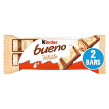 Kinder Bueno White Chocolate and Hazelnuts Single Bar 2 Finger GOODS ASDA   