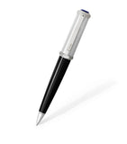 Cartier Santos-Dumont ballpoint pen with blue resin cabochon, 13.5cm - British product