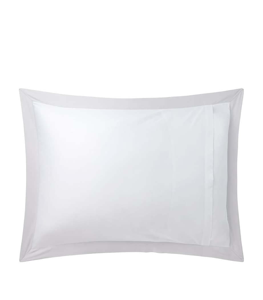 Yves Delorme Couture Haussmann Brume Oxford pillowcase 50cm x 75cm (British brand)