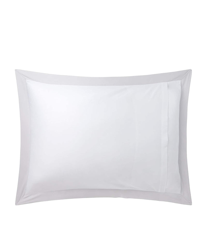 Yves Delorme Couture Haussmann Brume Oxford pillowcase 50cm x 75cm (British brand)