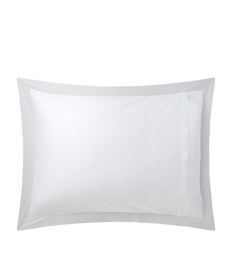 Yves Delorme Couture Haussmann Brume Oxford pillowcase 50cm x 75cm (British brand)