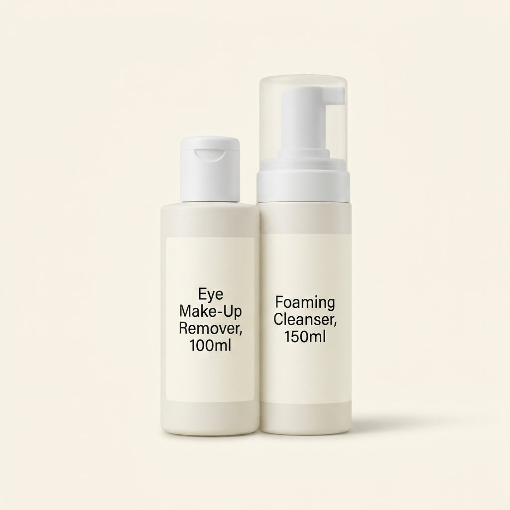 No7 skincare bundle foaming cleanser and eye makeup remover - British product