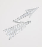 Boucheron white gold diamond Flèche ring (British brand)