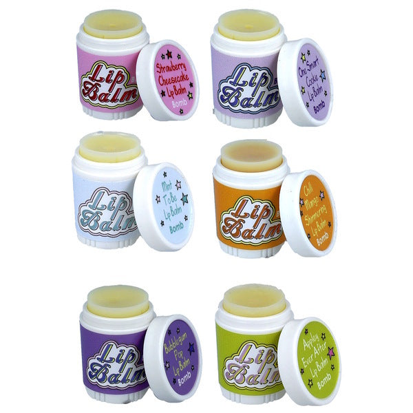 Bomb Cosmetics Lip Balm Set 6 Mixed Flavours 4.5g Each - British product