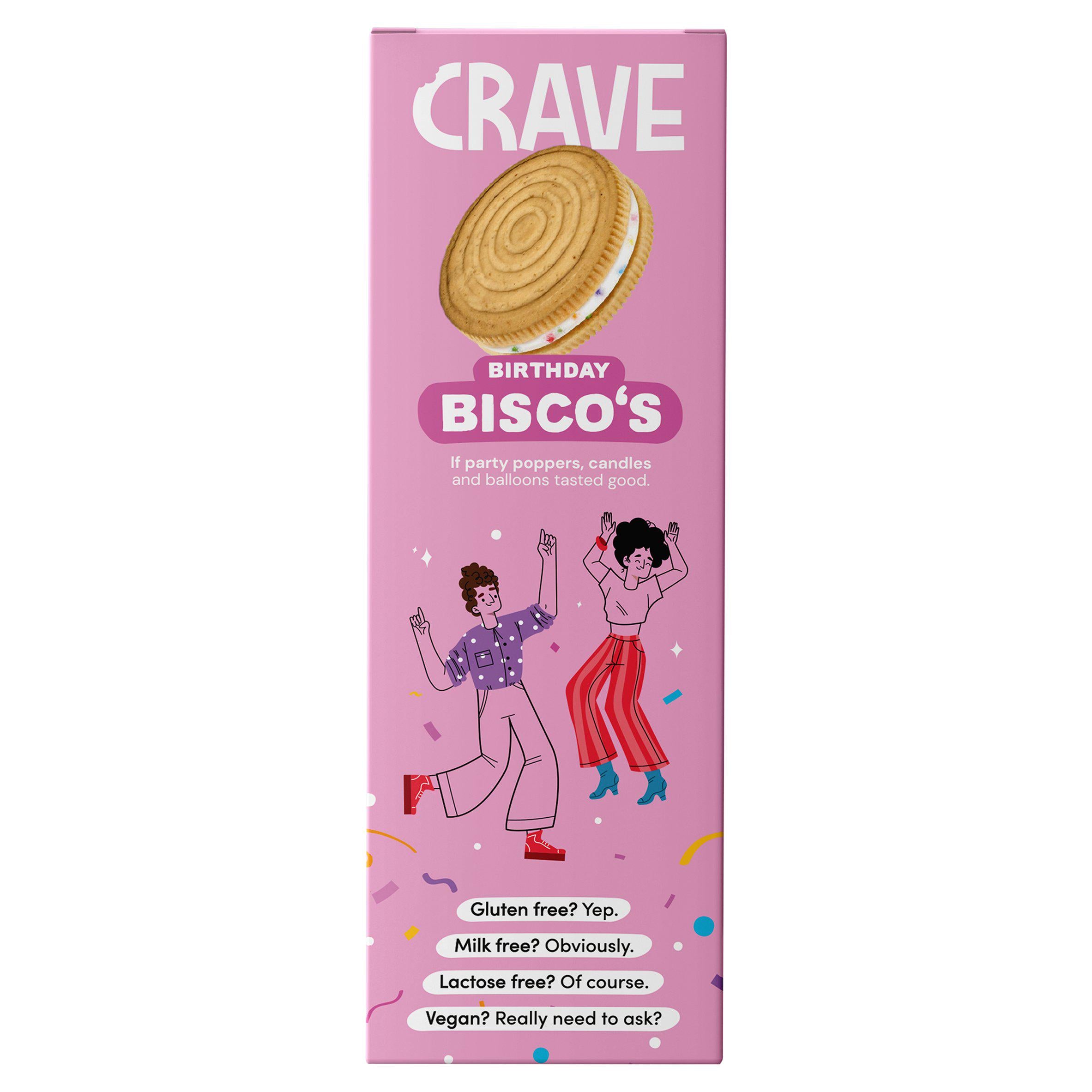 Crave Birthday Bisco's 130g GOODS Sainsburys   