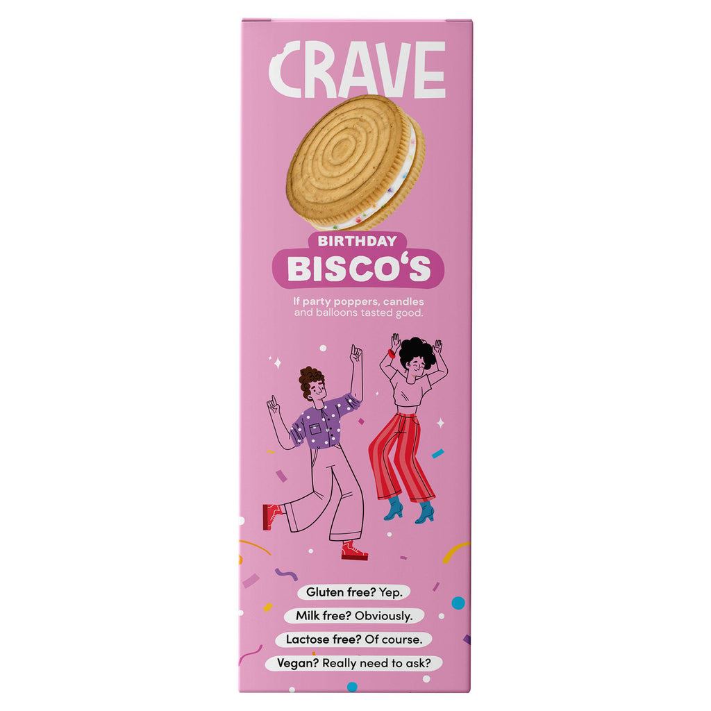 Crave Birthday Bisco's 130g