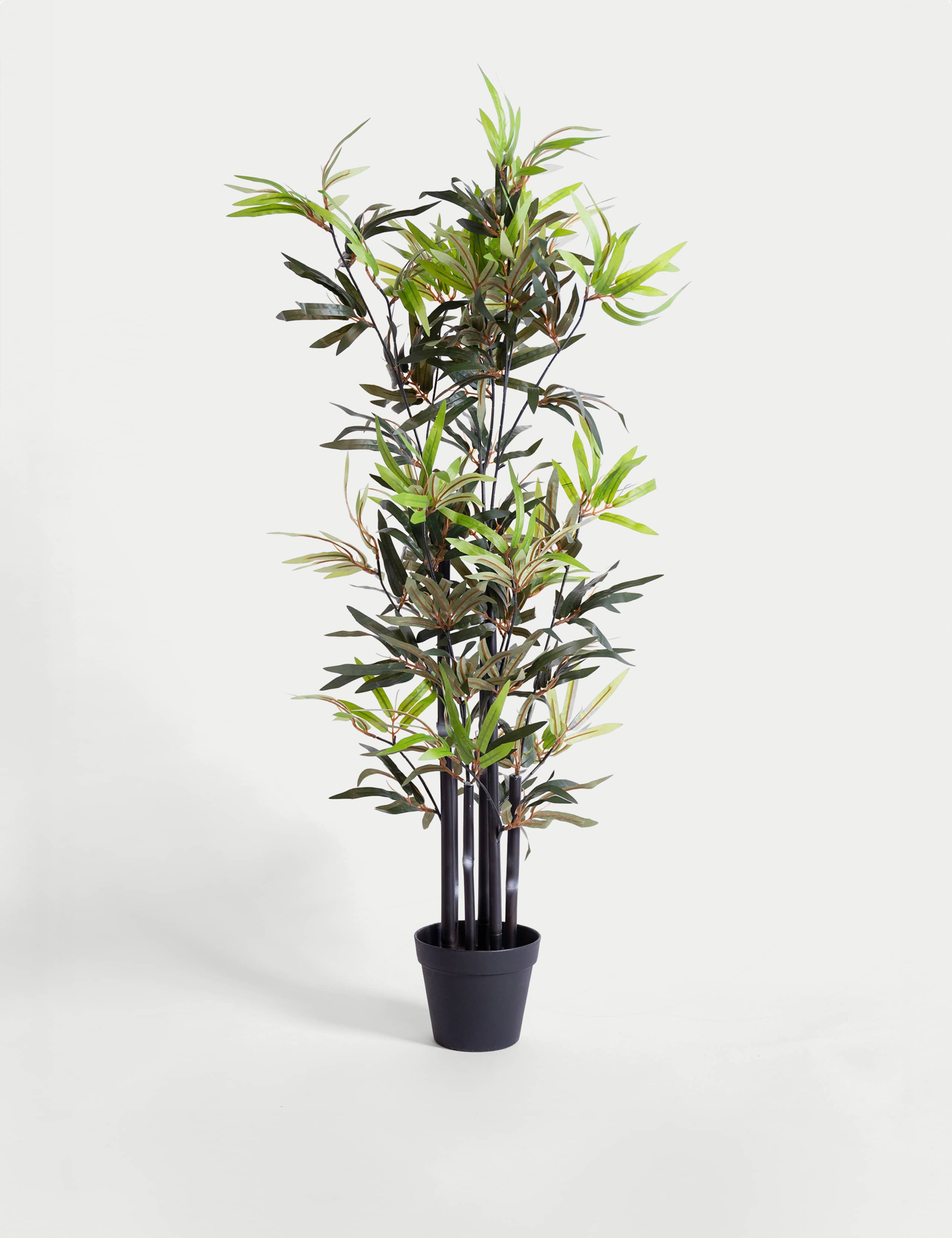 BLOOMA artificial black stem bamboo plant 4ft - British product