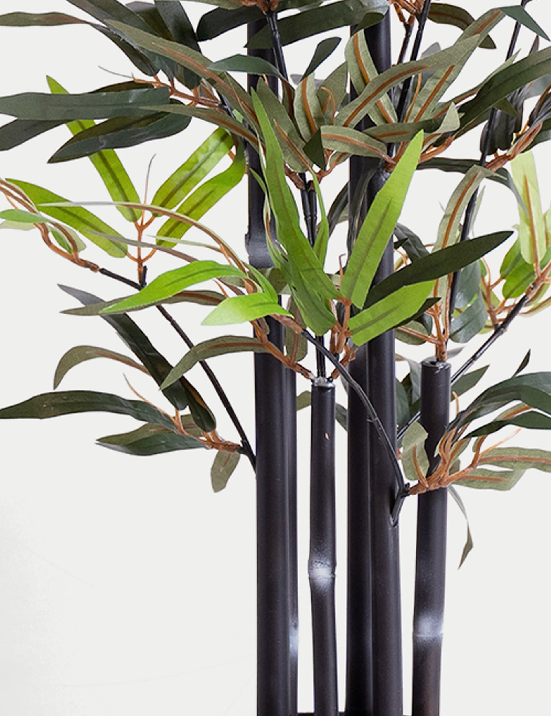 BLOOMA artificial black stem bamboo plant 4ft - British product