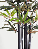 BLOOMA artificial black stem bamboo plant 4ft - British product