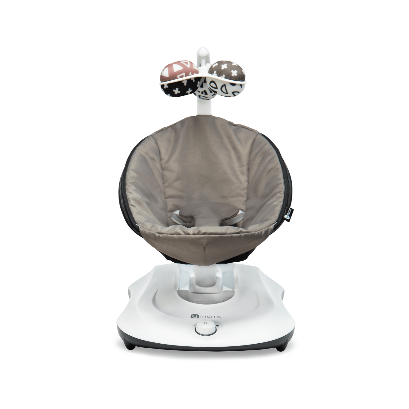 4moms rockaRoo 2.0 baby swing in Graphite, imported from the UK