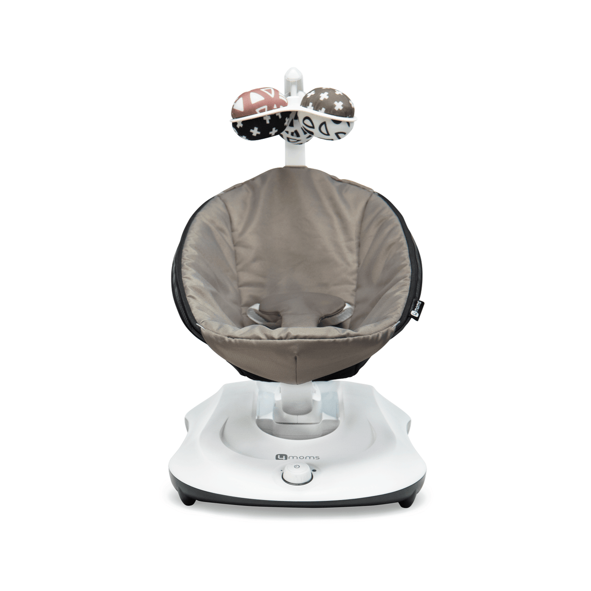 4moms rockaRoo 2.0 baby swing in Graphite, imported from the UK
