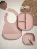 Mamas & Papas 4pc weaning set in Melba pink - British product