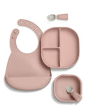 Mamas & Papas 4pc weaning set in Melba pink - British product
