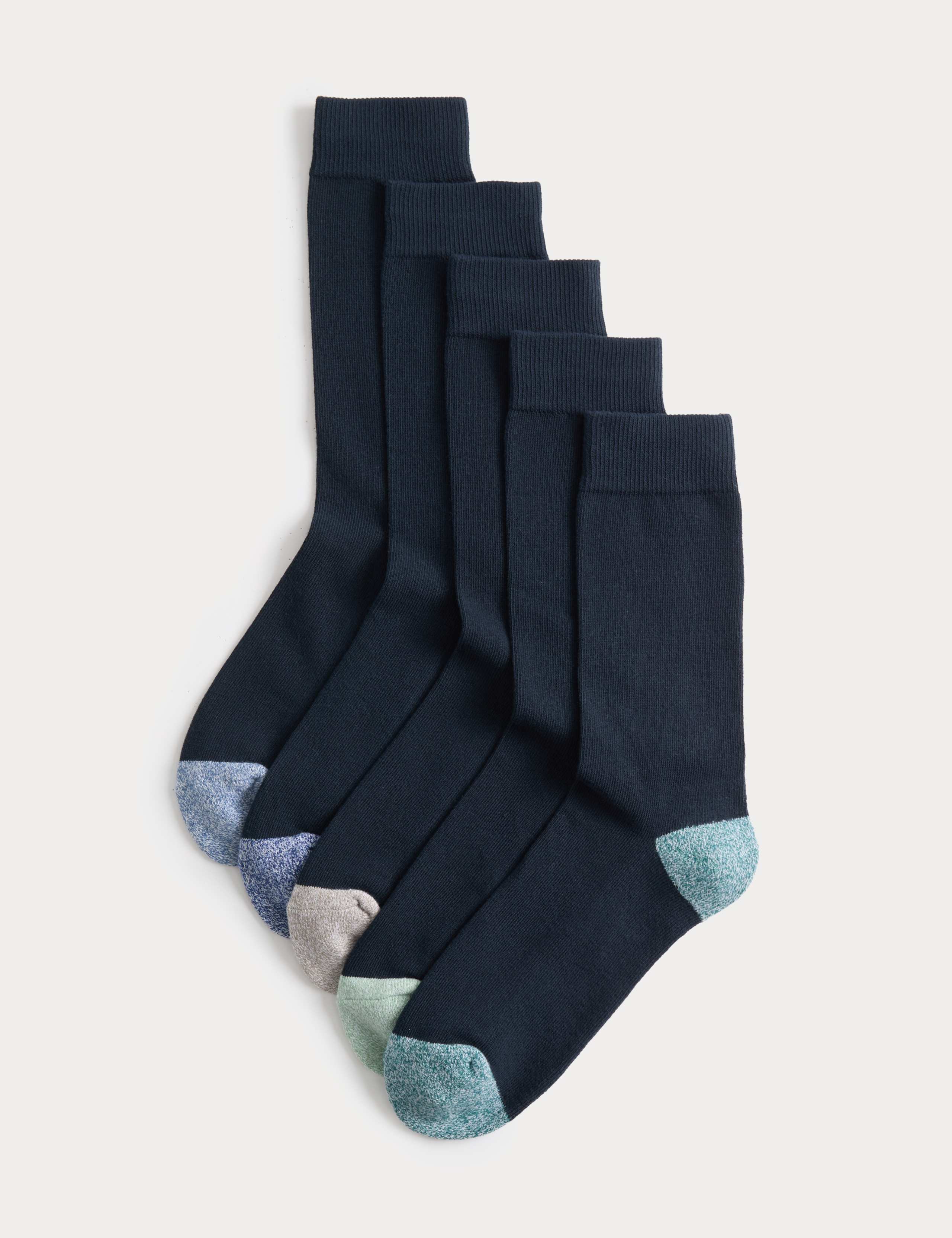 M&S Cool & Fresh cotton rich cushioned socks 5 pack - British product