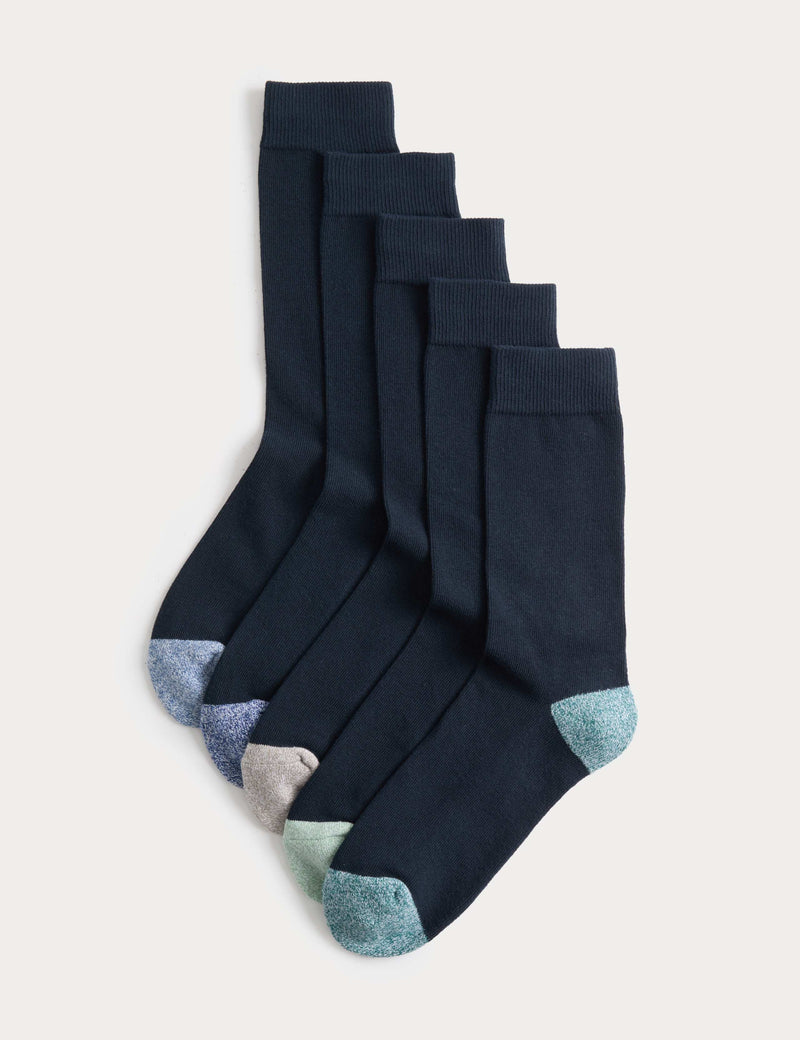 M&S Cool & Fresh cotton rich cushioned socks 5 pack - British product