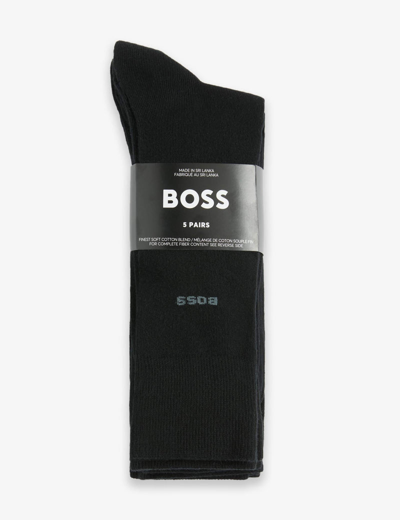 BOSS cotton rich ankle socks 5 pack, imported from the UK