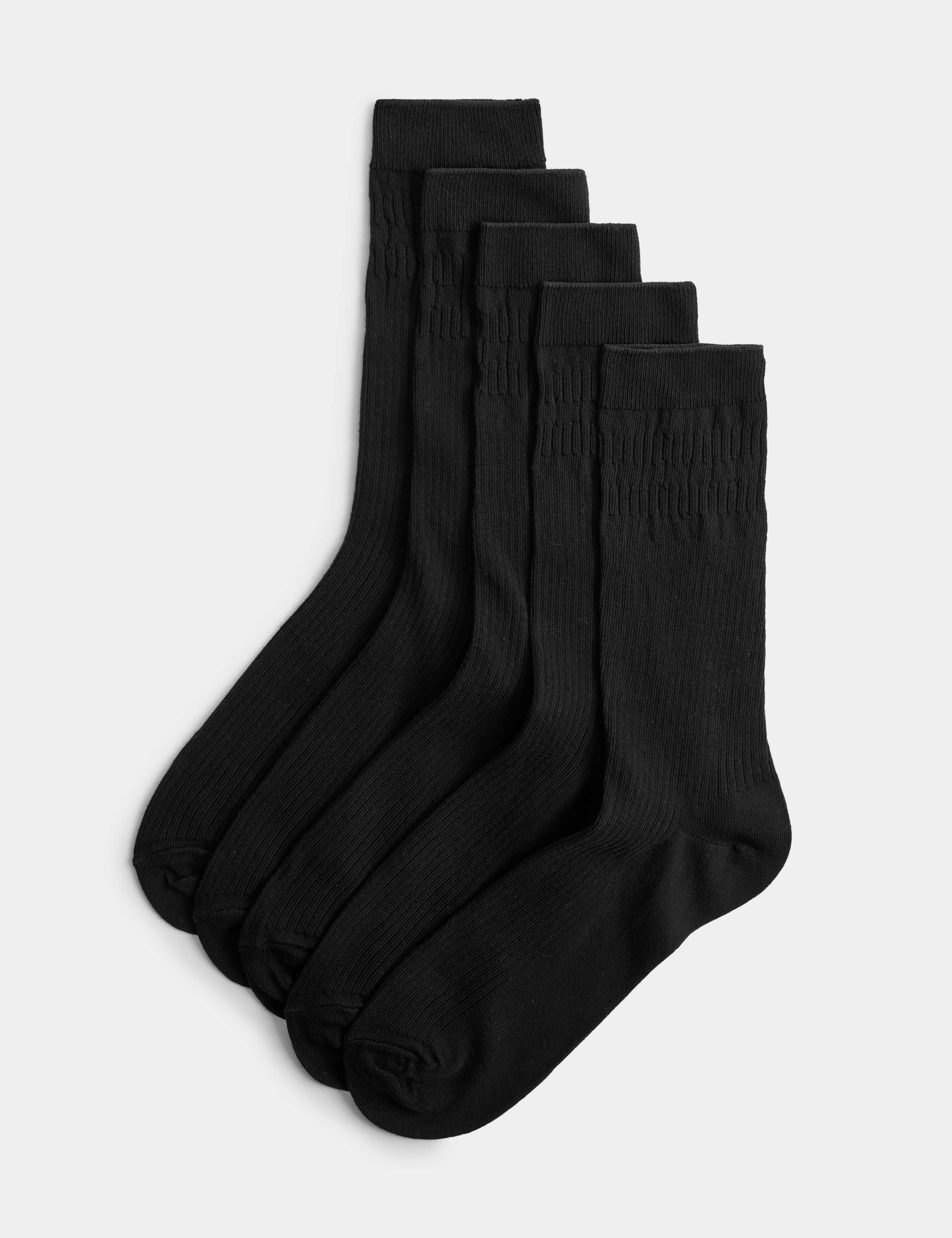 M&S cotton rich gentle grip socks 5 pack, imported from the UK