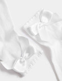 Cotton rich bow knee high socks 5 pack size 6-7 imported UK