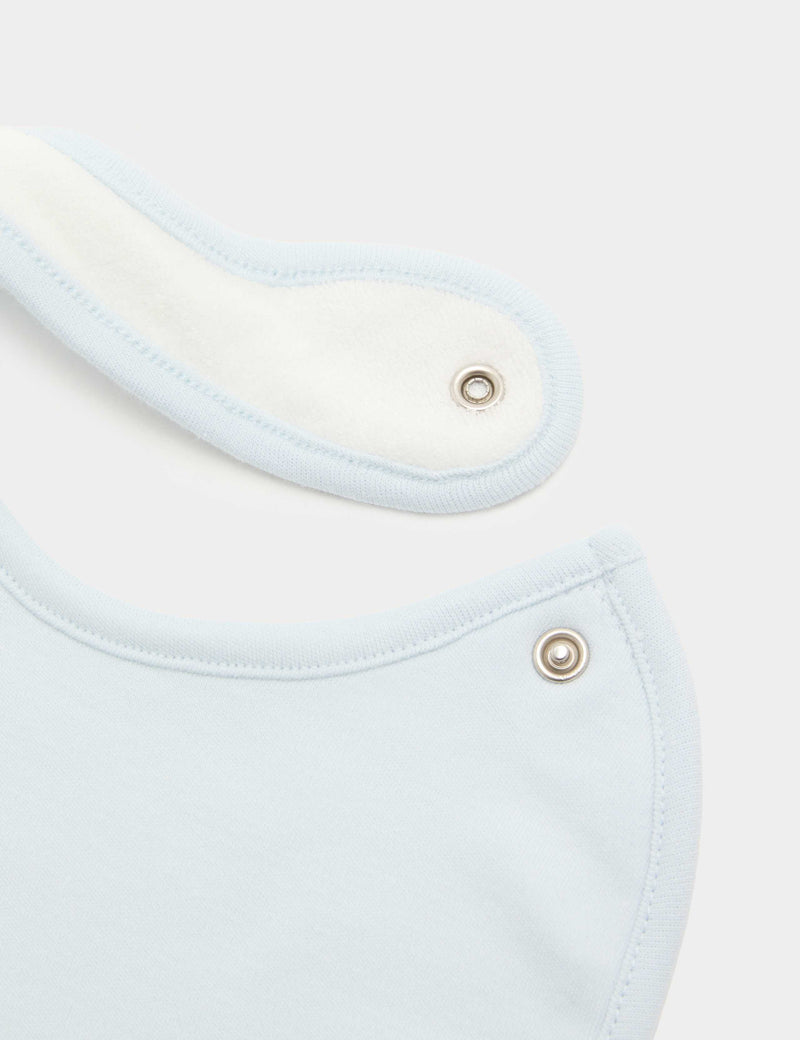 Cotton rich plane print bibs 5 pack, imported from the UK