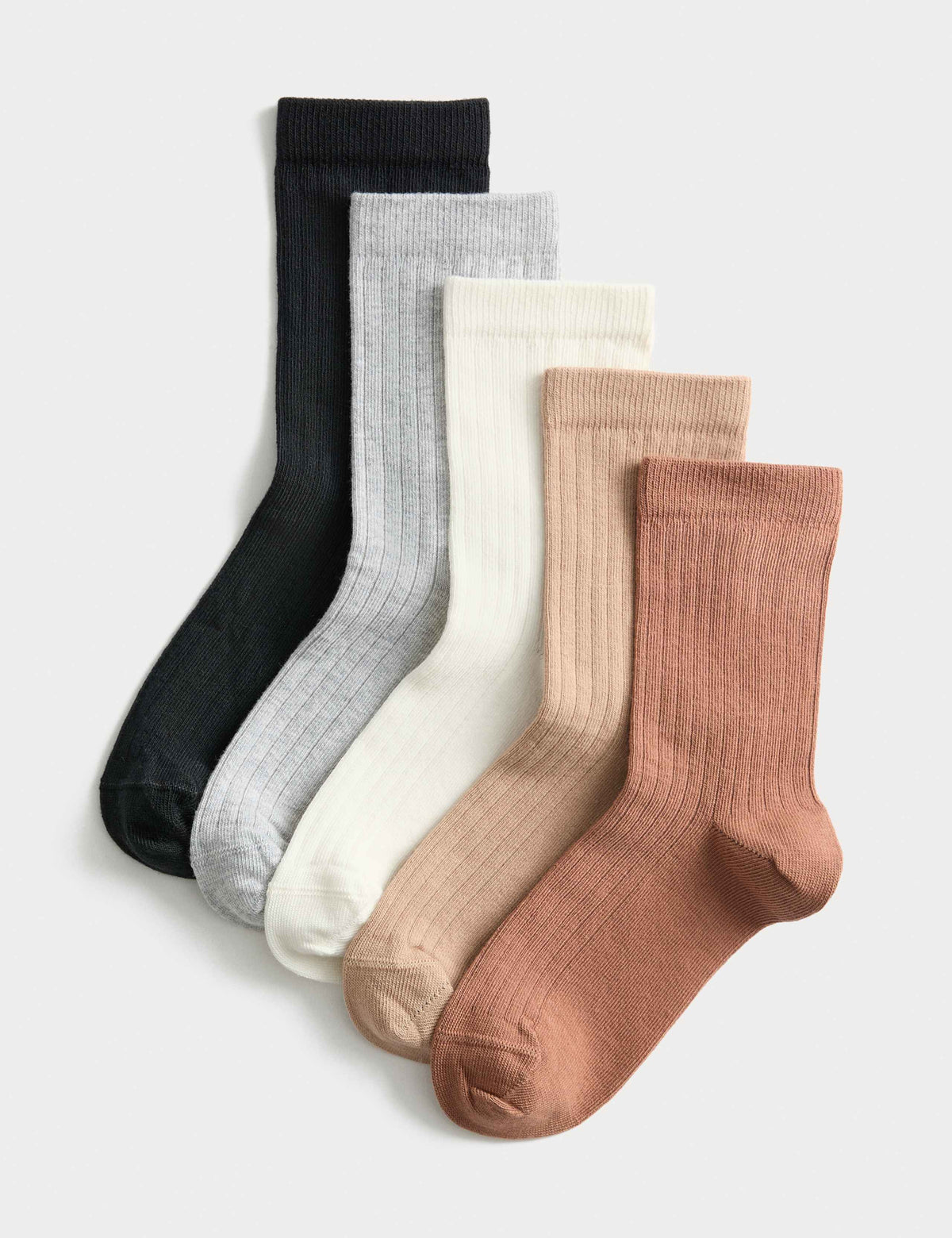 Cotton rich socks 5 pack size 6-7 (British brand)