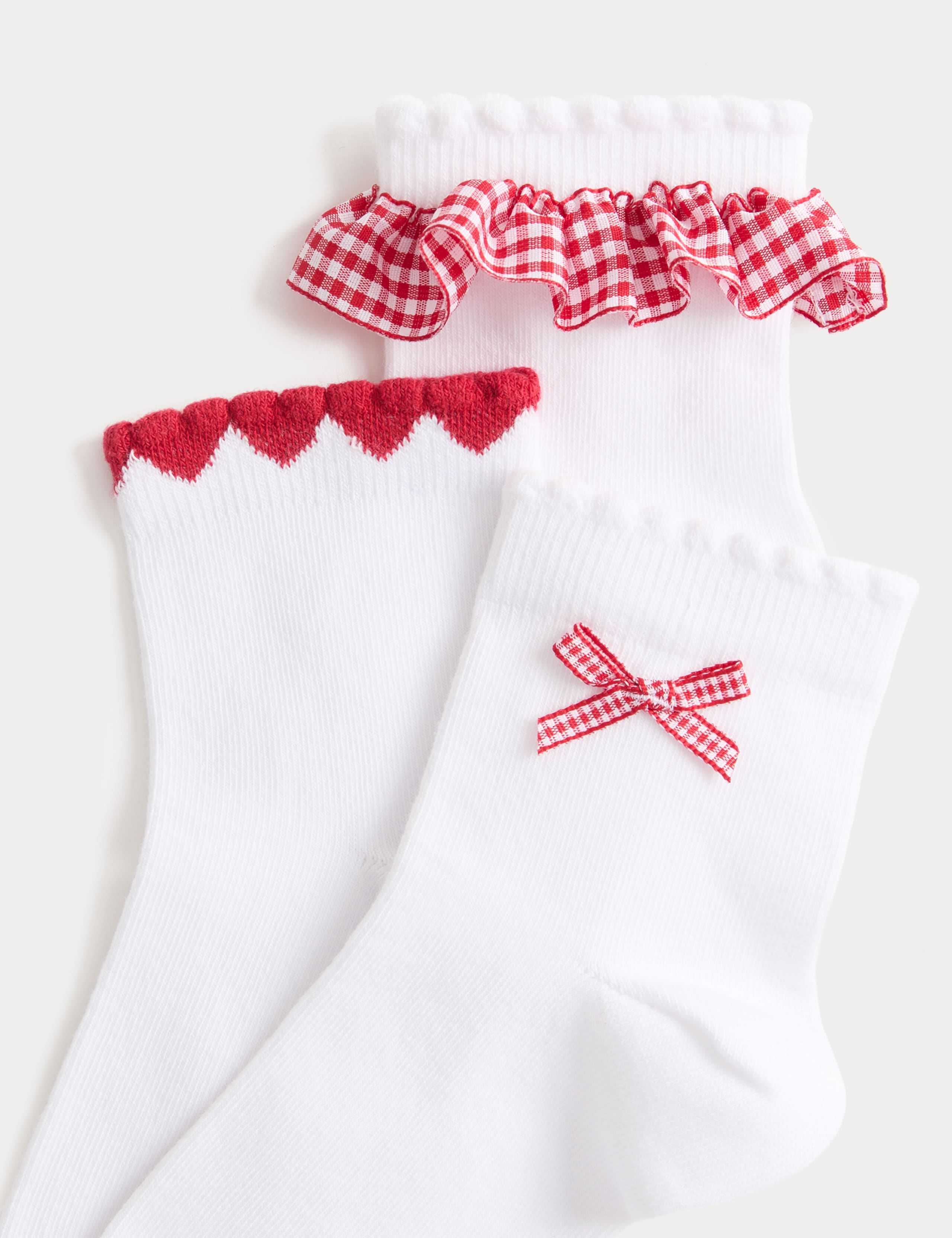 Cotton rich school socks 5 pack ankle high sizes 6-7 (British brand)