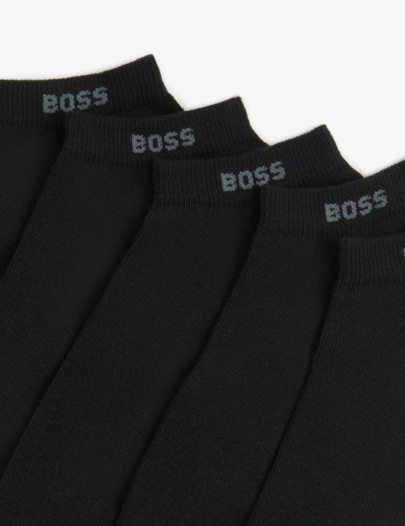 BOSS cotton-rich trainer socks 5 pack, UK version