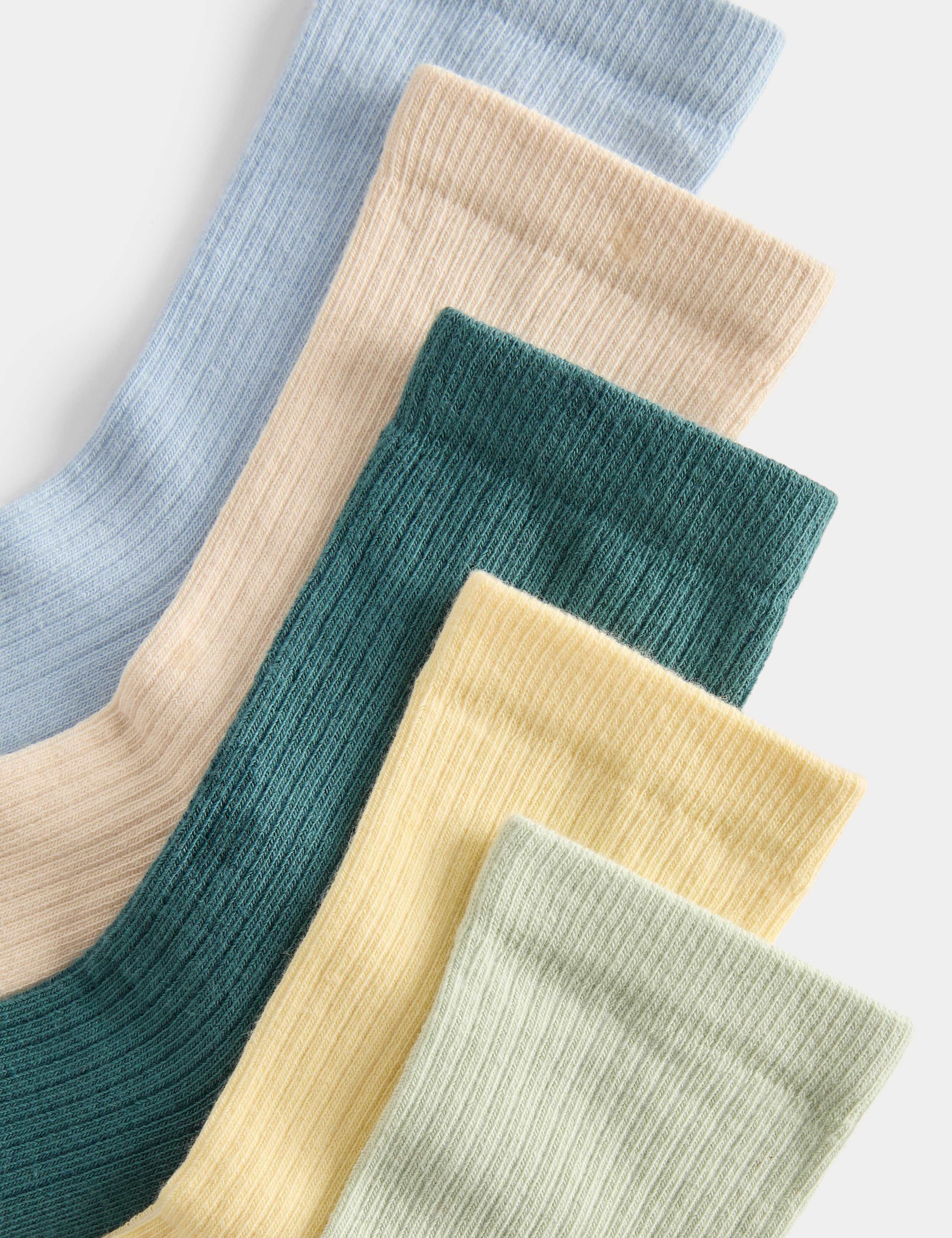 Cotton rich ankle socks 5 pack size 6 to 7, imported from the UK