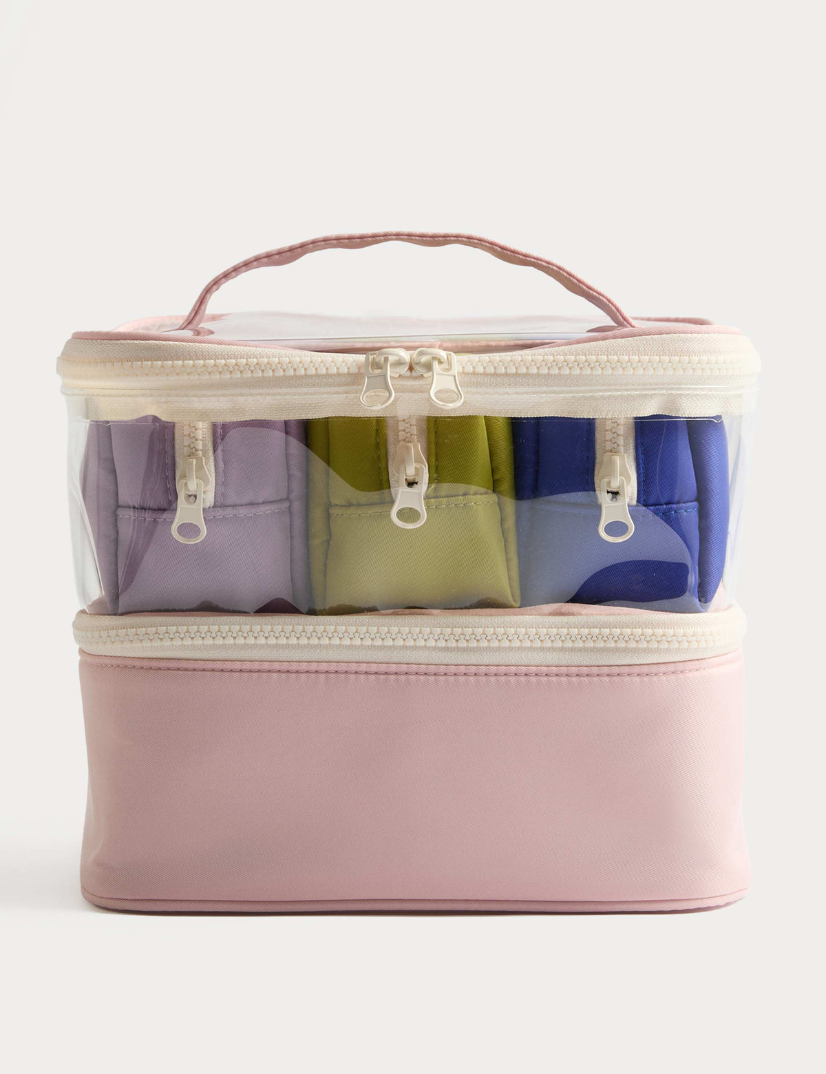 Set of 5 large utility bags for travel organization, UK version