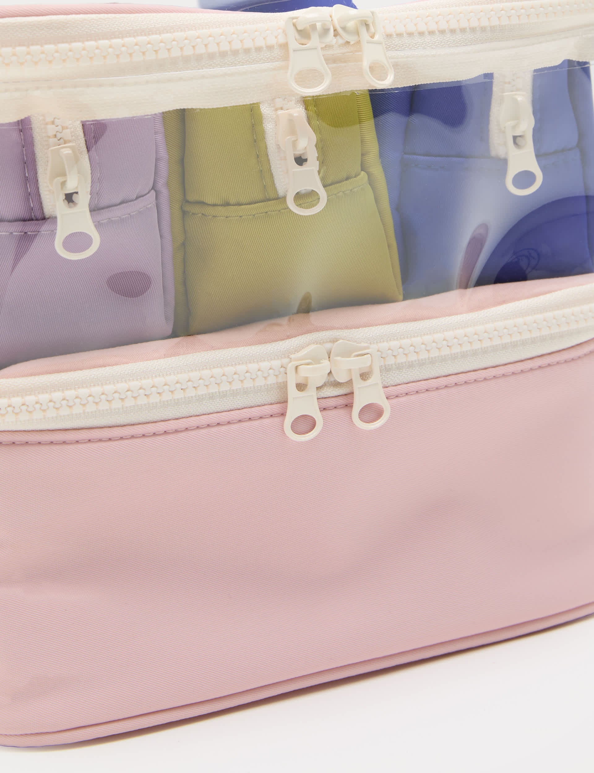 Set of 5 large utility bags for travel organization, UK version
