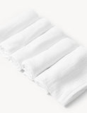 5 pack pure cotton muslin squares (British brand)