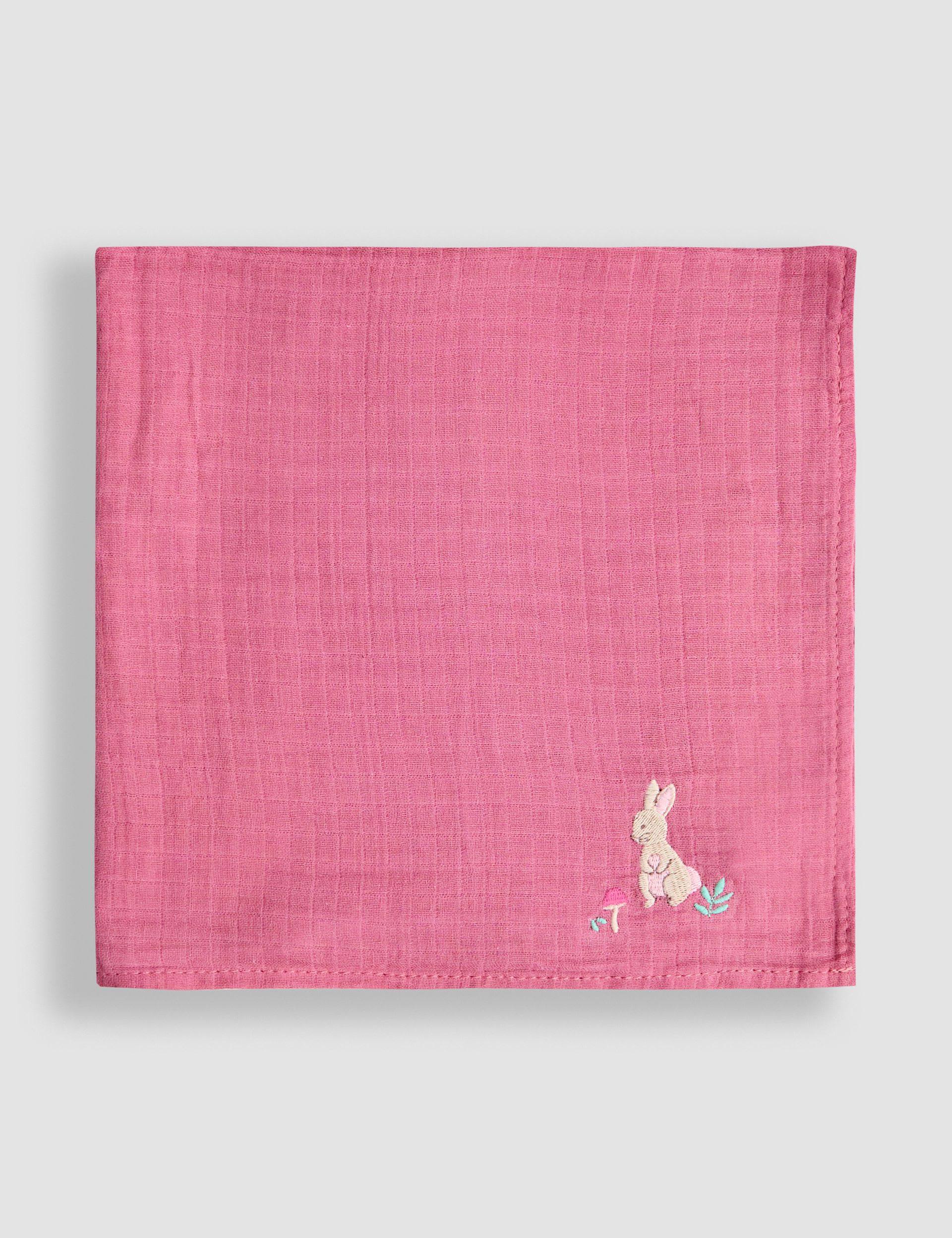 JoJo Maman Bébé 5 pack woodland muslin squares (British brand)