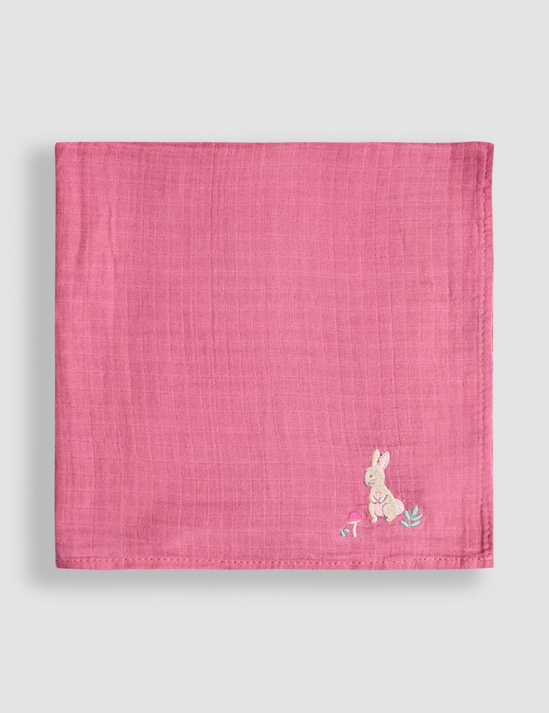 JoJo Maman Bébé 5 pack woodland muslin squares (British brand)