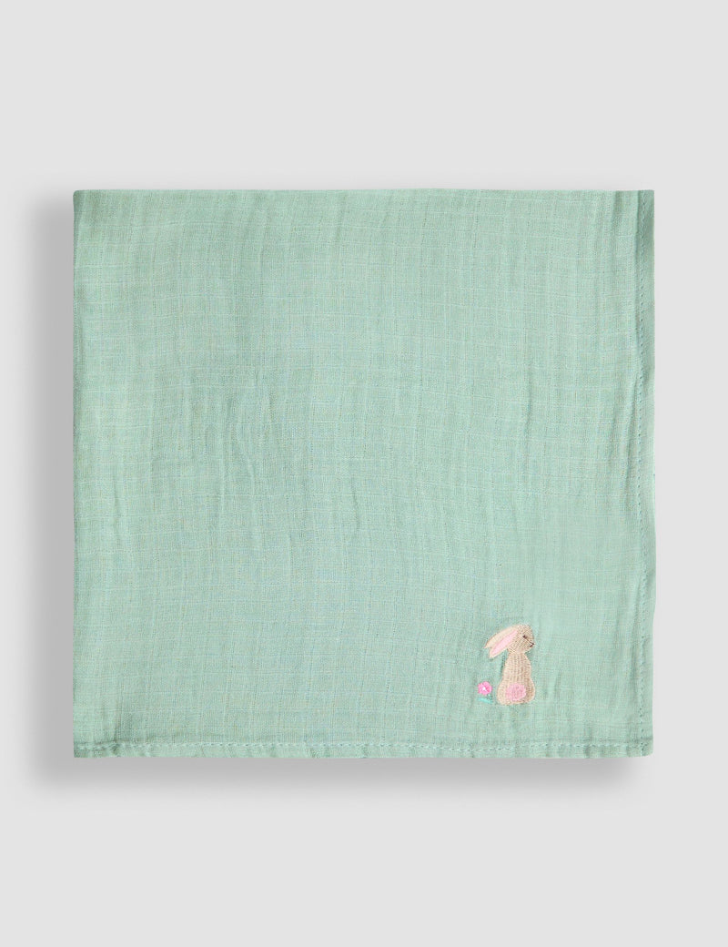 JoJo Maman Bébé 5 pack woodland muslin squares (British brand)