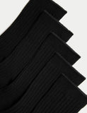Ribbed school socks 5 pack ankle length Freshfeet technology, UK version