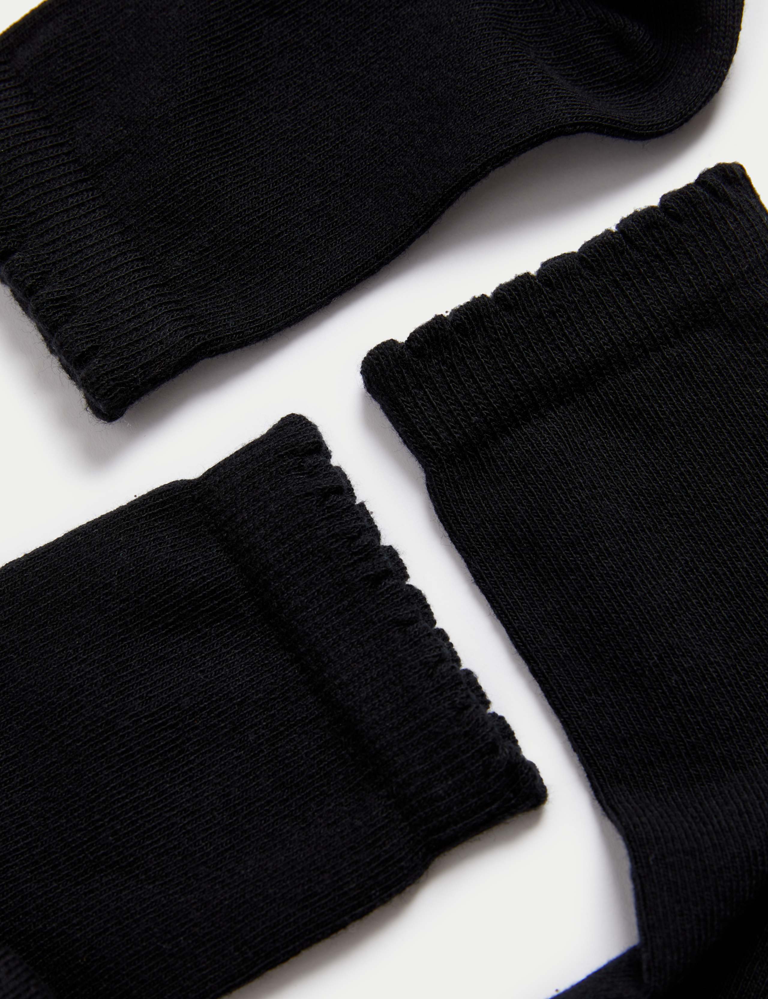 Short picot socks 5 pack for children, imported from the UK