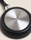 5 piece black aluminium non stick pan set, imported from the UK