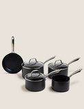 5 Piece Hard Anodised Pan Set