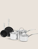 5 Piece Stainless Steel Pan Set