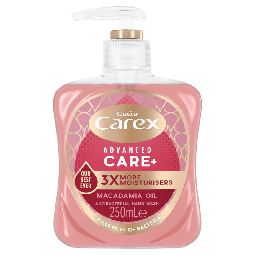 Carex Care Antibacterial Hand Wash Macadamia Oil GOODS ASDA   