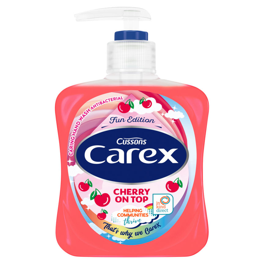 Carex Fun Edition Cherry on Top Antibacterial Hand Wash GOODS ASDA   