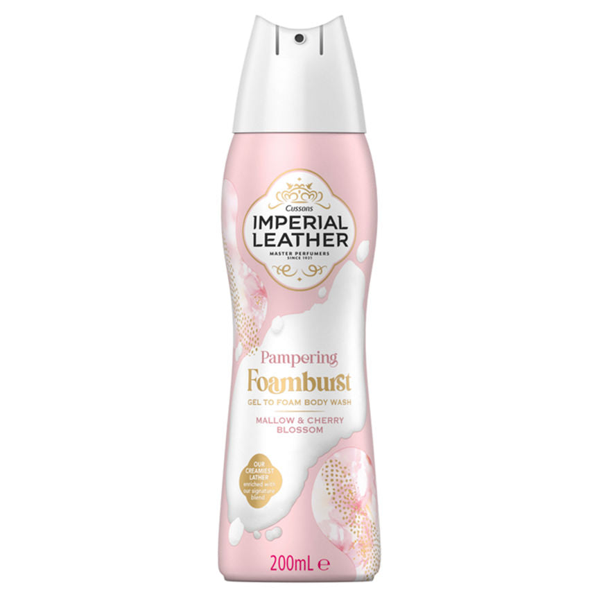 Imperial Leather Pampering Foamburst Gel to Foam Body Wash Mallow & Cherry Blossom GOODS ASDA   