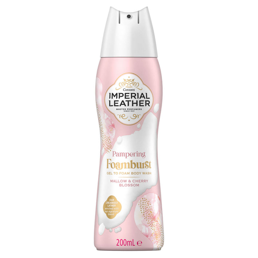 Imperial Leather Pampering Foamburst Gel to Foam Body Wash Mallow &amp; Cherry Blossom