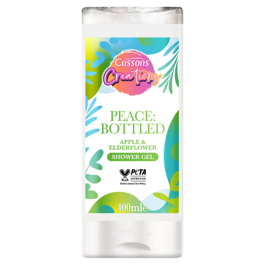 Cussons Creations Peace: Bottled Apple & Elderflower Shower Gel GOODS ASDA   